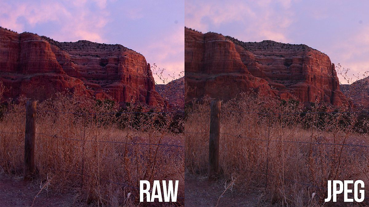 Ảnh RAW giúp dữ lại độ chi tiết và nét của ảnh hơn ảnh JPEG