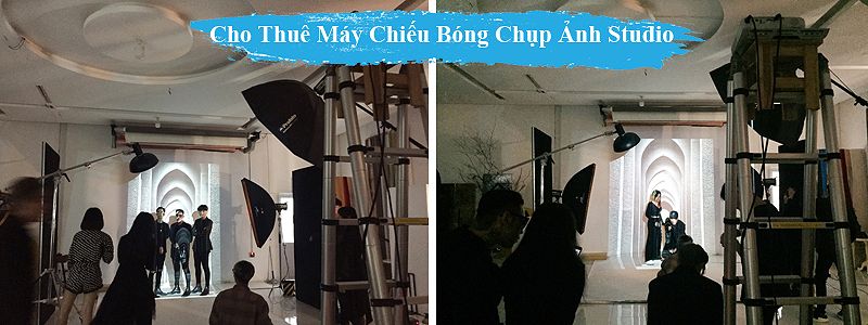 Hệ thống đèn chiếu chuyên nghiệp trong studio